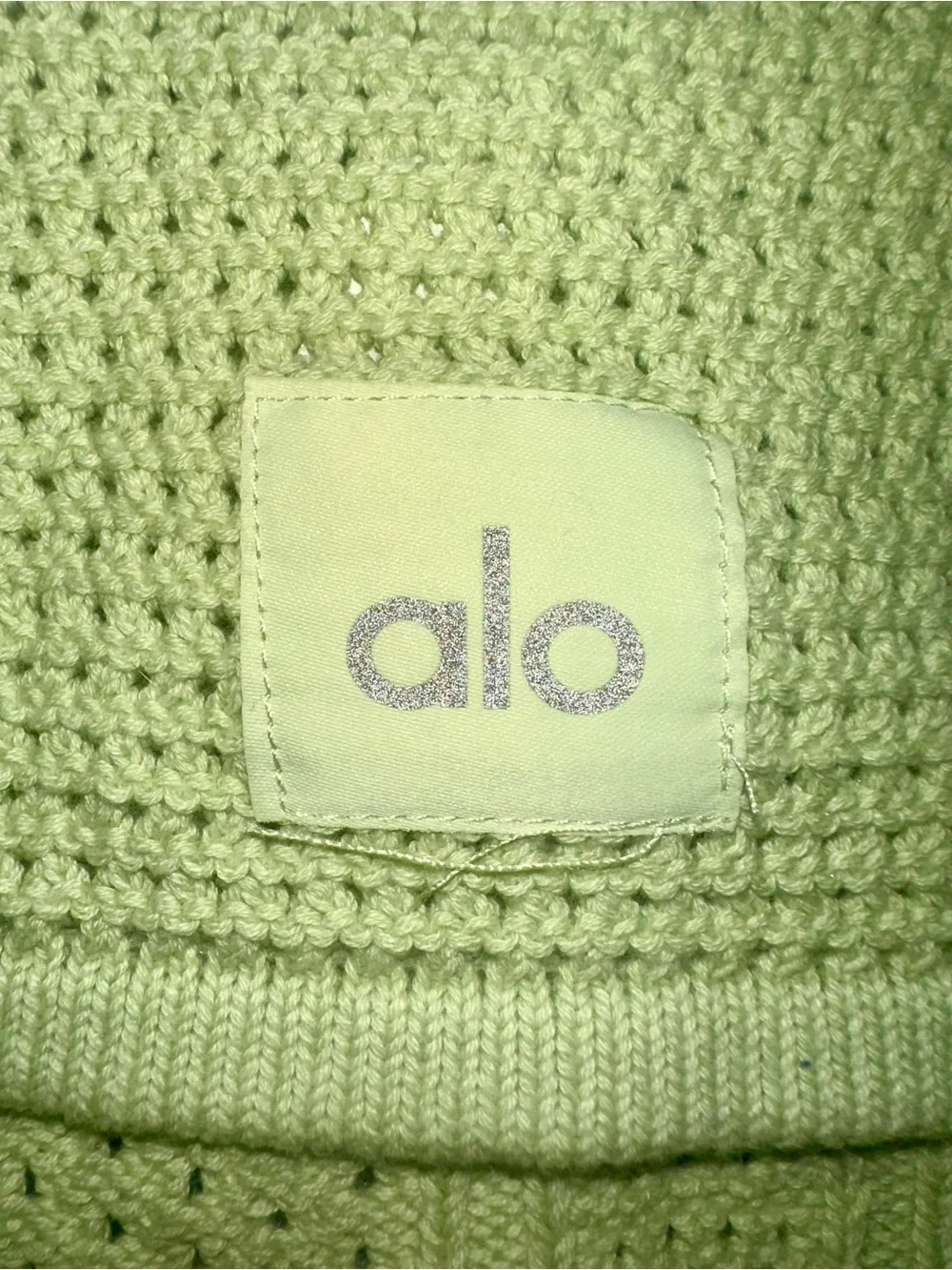 Alo Yoga Open-Knit Chase The Sun Corset Tank!